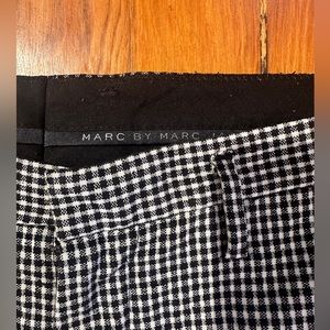 Marc by Marc Jacobs plaid luxury wool trousers